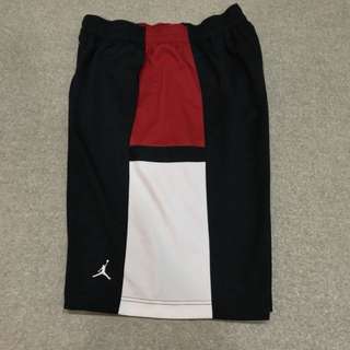 JORDAN Bankroll 籃球褲 黑 紅白邊 XL 號 運動 短褲 有口袋 喬丹 正品 NIKE