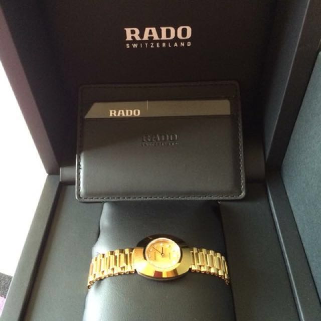 Rado 18k gold top watch