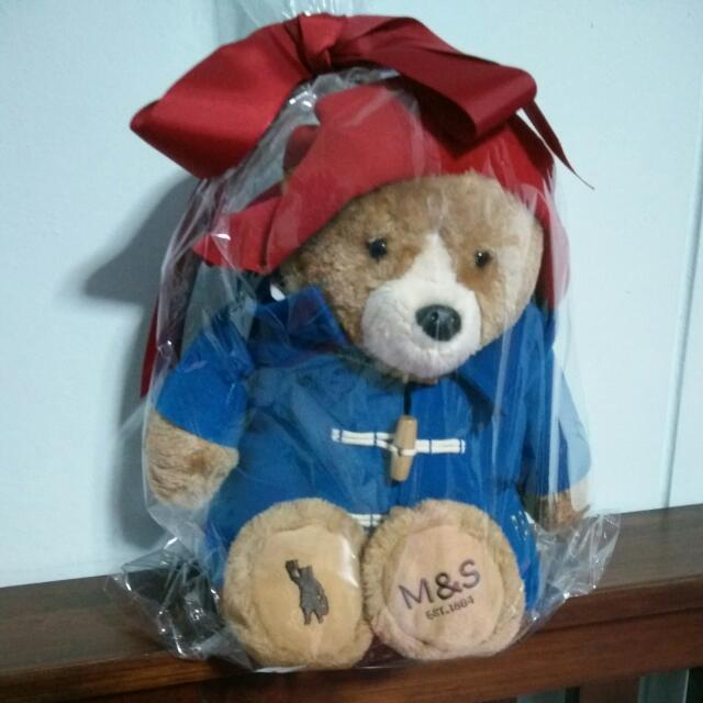 paddington bear teddy m&s