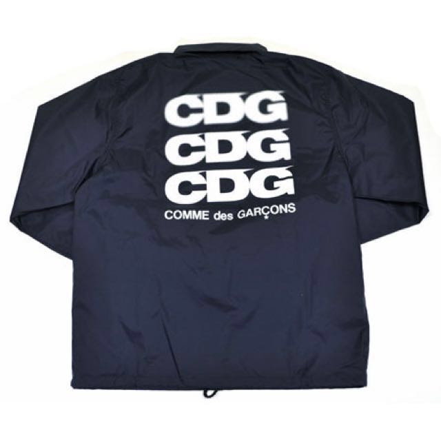 navy blue comme des garcons