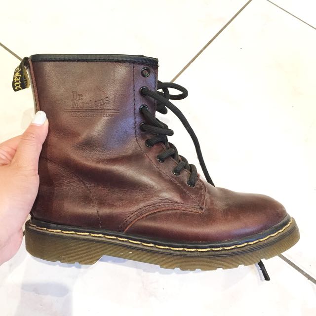 brown vintage doc martens