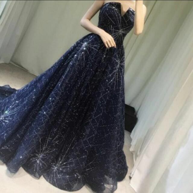 galaxy ball gown