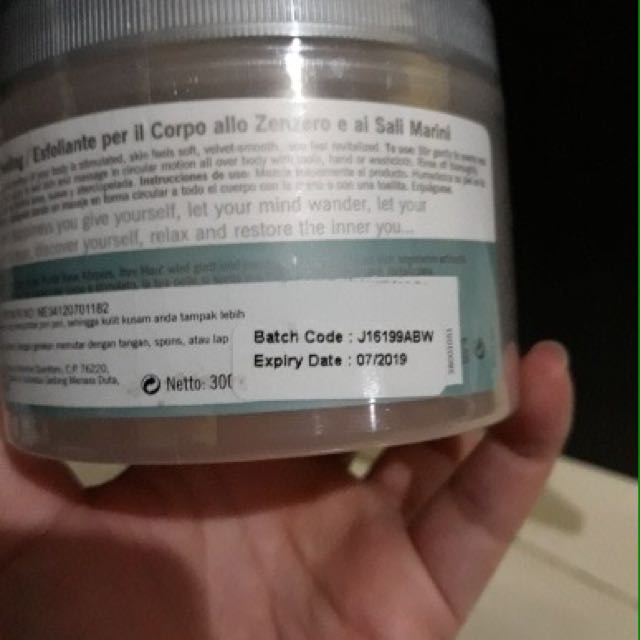 Jafra Gingger sea salt Body scrub, Fashion, Produk