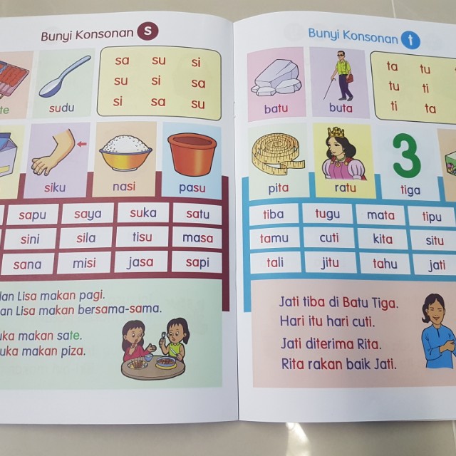 Malay Reading Book Set (Preschool), Hobbies & Toys, Books & Magazines