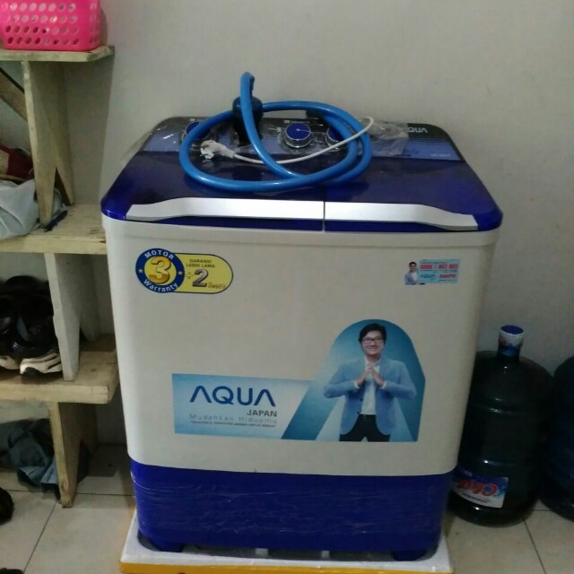 Mesin Cuci Merk Aqua Japan Hijab Series Perabotan Rumah Di Carousell