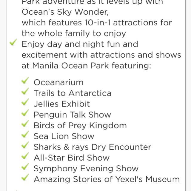 Metrodeal Oceanpark 10 in 1 attractions(799), Tickets & Vouchers, Local