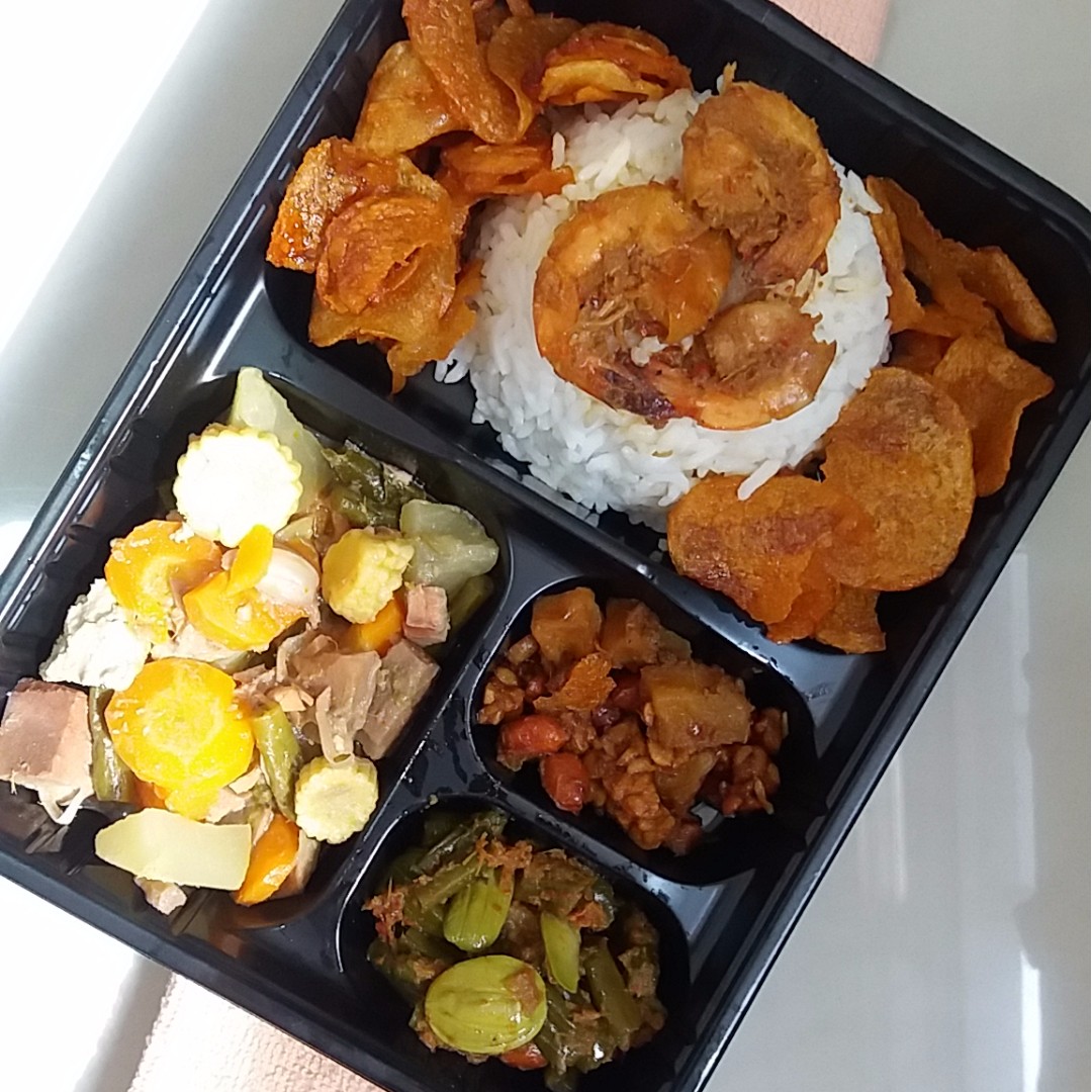  Nasi  Sayur Nasi  Uduk Nasi Kuning Komplit  Box Catering 