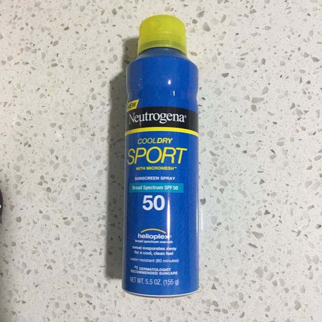 Neutrogena Cooldry Sport Sunscreen Spay Broad Spectrum SPF 50, Beauty