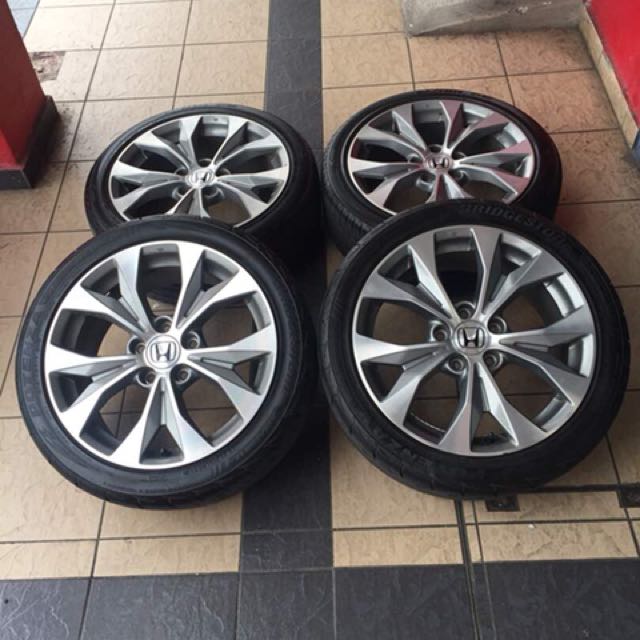Original 17 inch sports rim civic fb tayar 70%, Auto Accessories on ...