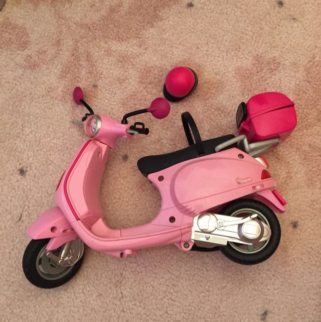 barbie vespa motor scooter mattel