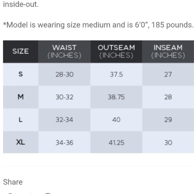 Alphalete sizing guide for April launch