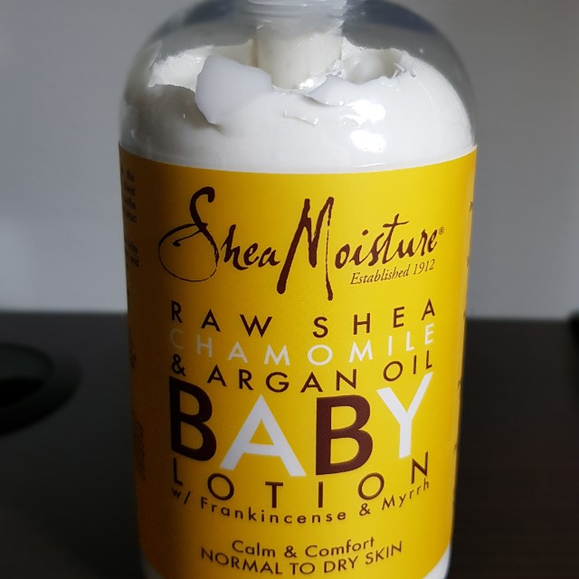 shea moisture baby lotion with frankincense & myrrh