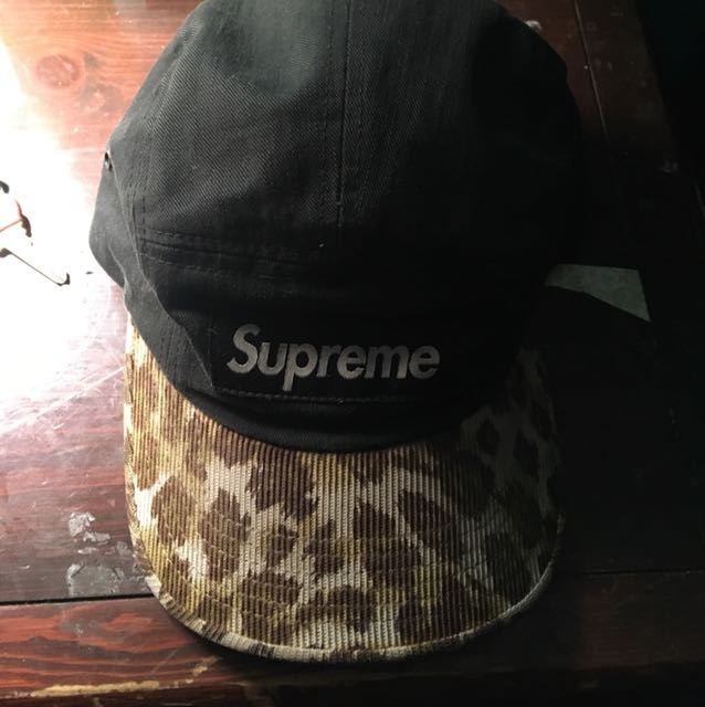 supreme leopard cap