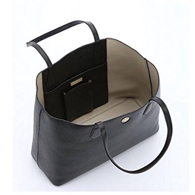tory burch perry tote black
