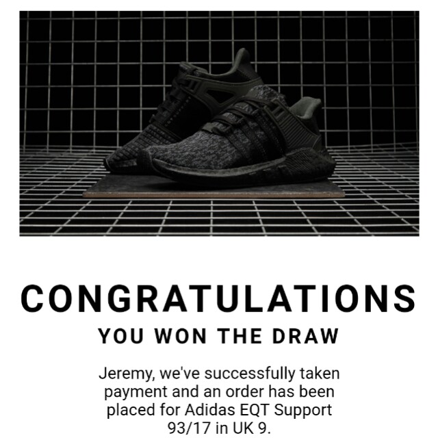 $230 US9.5 TRIPLE BLACK Adidas EQT Support 93/17, Men's Fashion, Footwear,  Sneakers on Carousell