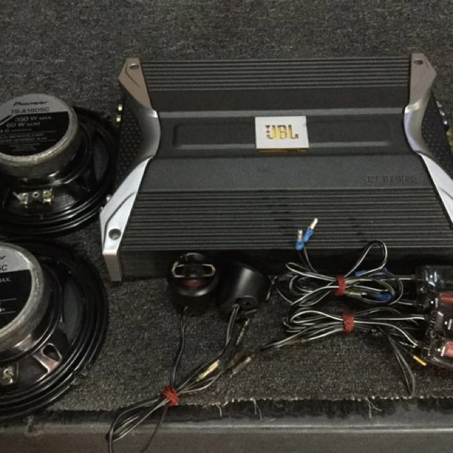 Used subwoofer, amplifier,speaker and tweeter, Car Accessories on Carousell