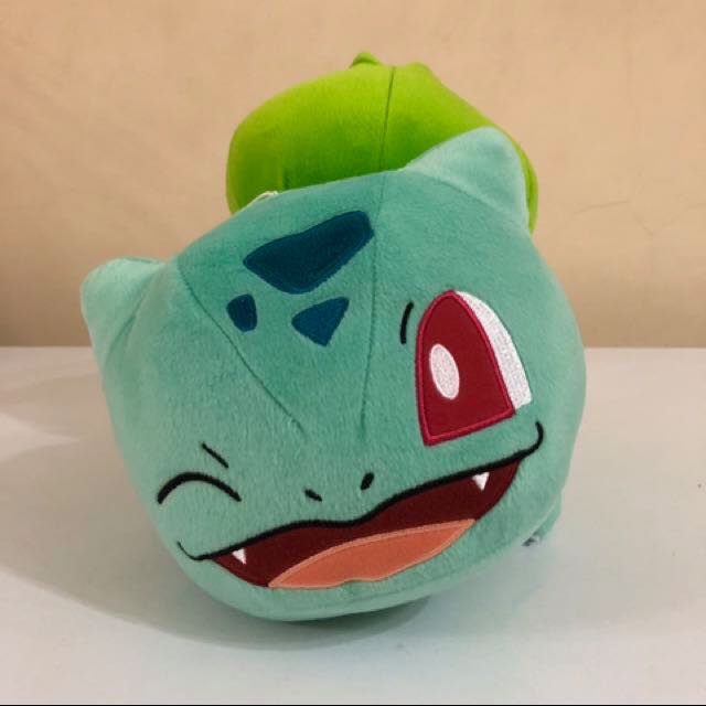 winking bulbasaur plush