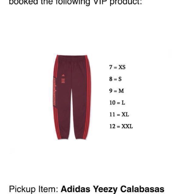 Yeezy Calabasas Track pants XL, Women's 