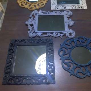 Set of 5 vintage mirrors