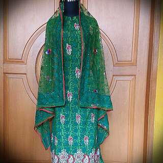 GAMIS BORDIR CANTIK INCLUDE SELENDANG