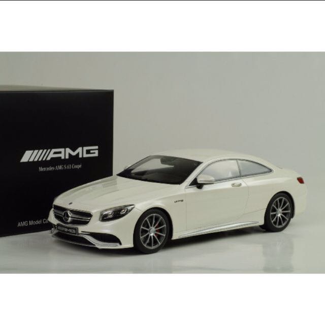 1:18 GT Spirit Mercedes S63 AMG Coupe Dealer Edition Diamond White