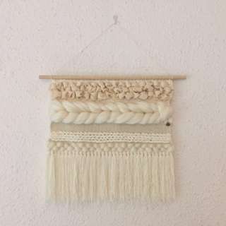 Woven wall Hanging - cream