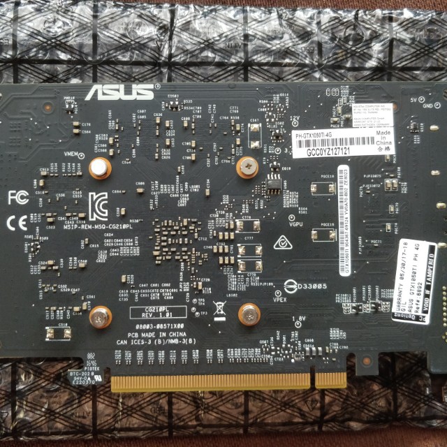 Asus 1050ti phoenix cheap