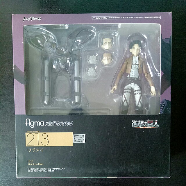 attack on titan action figure levi