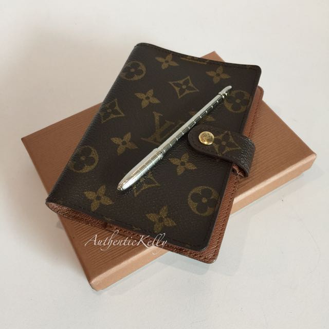 Lv Agenda mono PM size with pen, Luxury, Accessories on Carousell