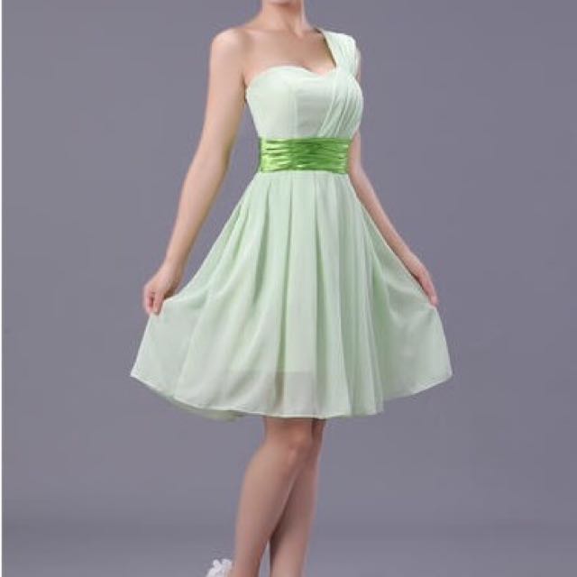 Baby Green Bridesmaid Dresses