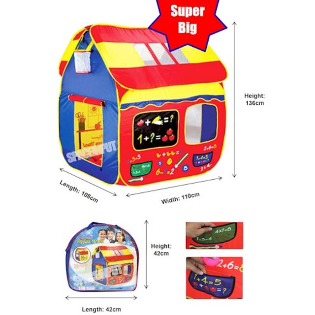 Big Playhouse Tent, Hobbies & Toys, Toys & Games on Carousell