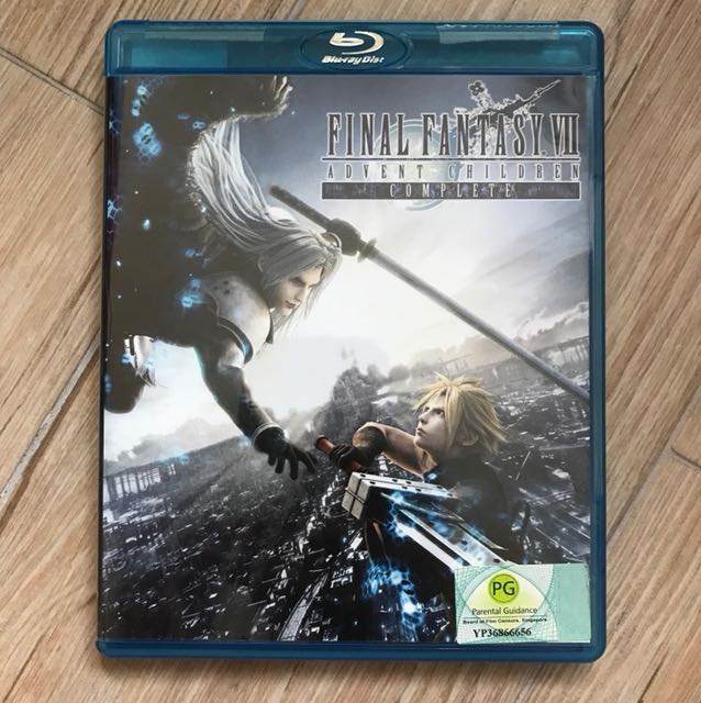 Get Wallpaper Blu Ray Final Fantasy Vii Advent Children Music Media Cds For iPhone Free