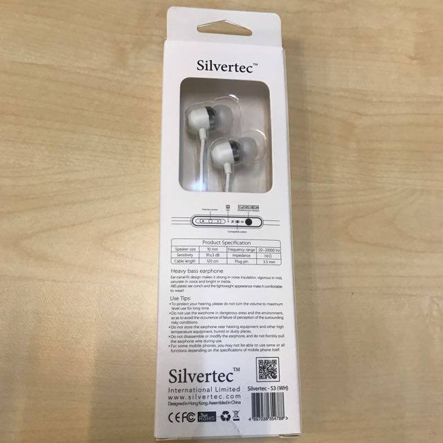 BN Silvertec Heavy Bass earphone S3