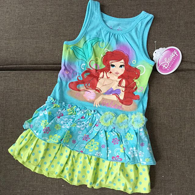 Brand New Disney Princess Little Mermaid Ariel Sleeveless Layer
