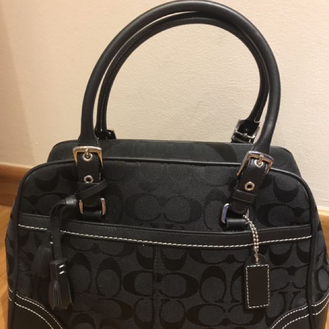 Coach hand Carry Bag Black Women s Fashion Bags Wallets