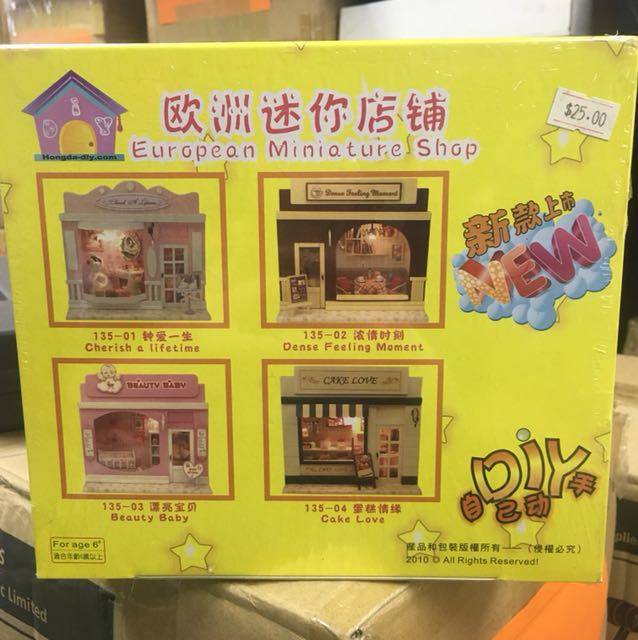 European Miniature Shop Cherish a Lifetime, Hobbies & Toys, Toys