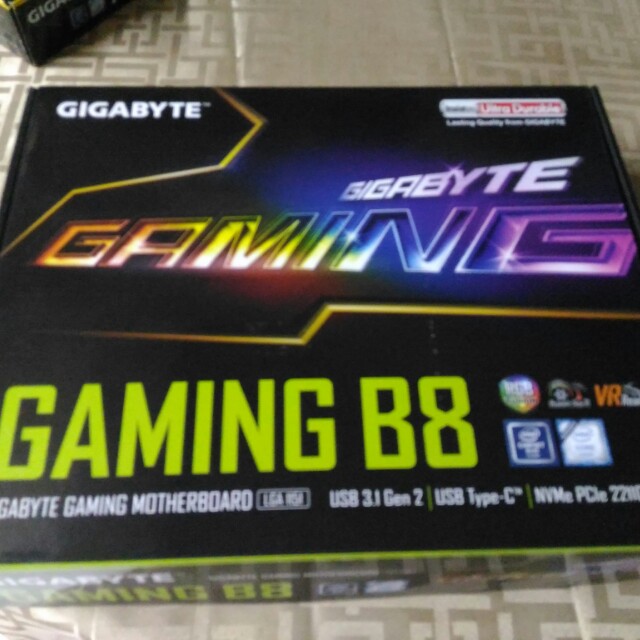 Gigabyte gaming b8 motherboard LGA1151 socket, Computers & Tech, Parts