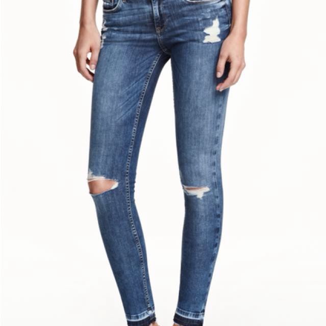 h&m ripped jeans womens
