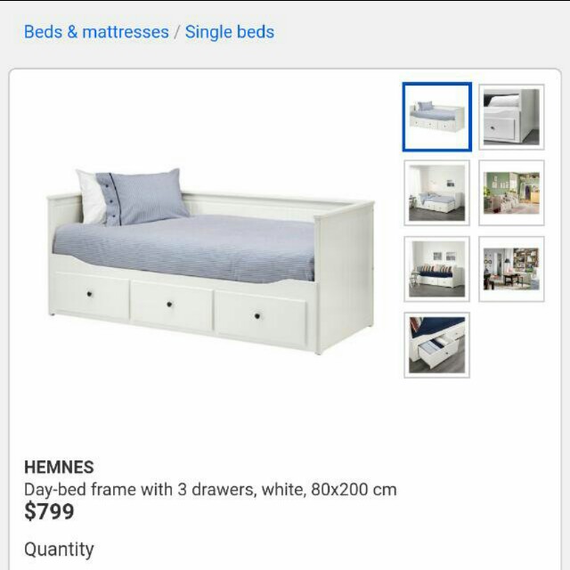 Ikea Hemnes Daybed Frame Furniture Beds Mattresses On Carousell