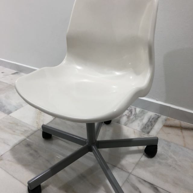 IKEA Snille Swivel Chair (White), Furniture & Home Living, Furniture