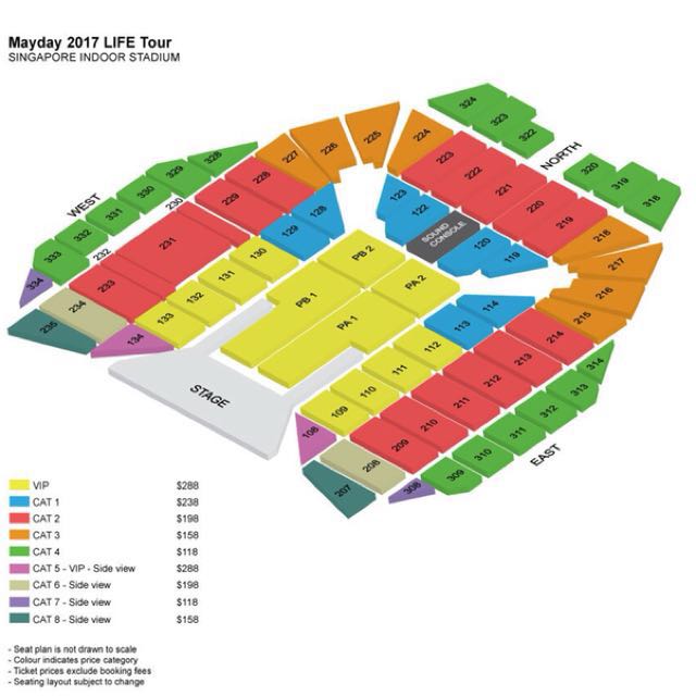 Mayday Concert Ticket Singapore, Tickets & Vouchers, Event Tickets on