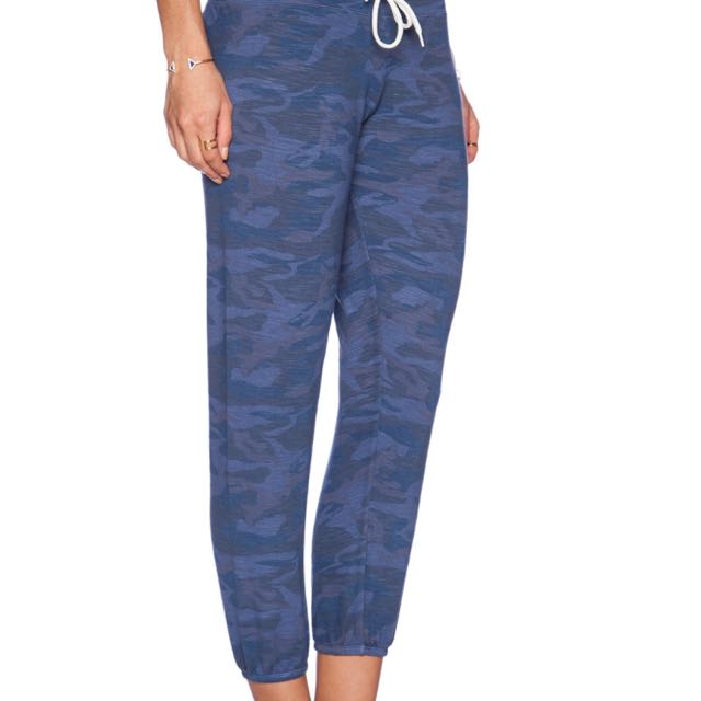 blue camo sweatpants