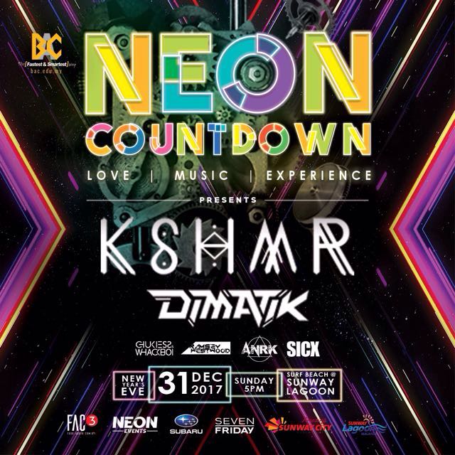 Neon Countdown 2018 Tickets Vouchers Event Tickets On Carousell