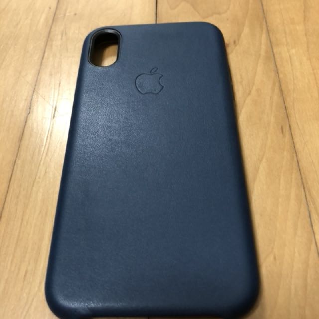Iphone x midnight blue leather case Outlet