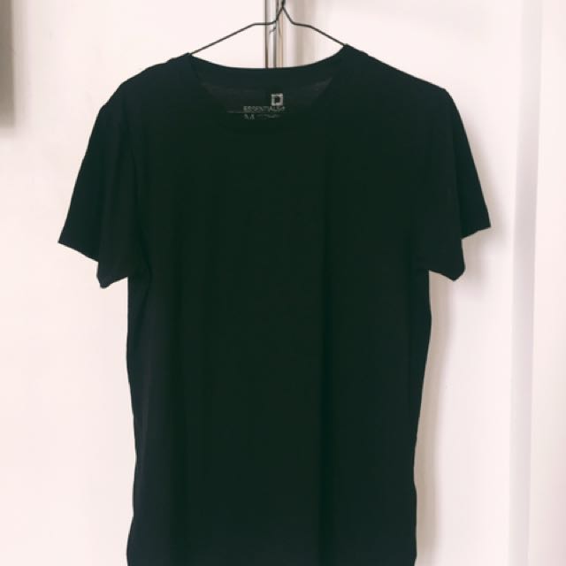 Penshoppe plain black shirt Clearance