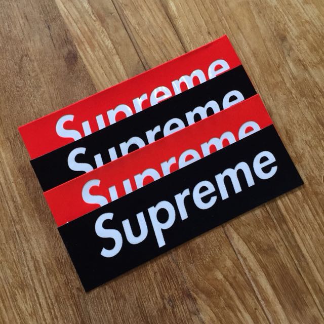 supreme felt sticker