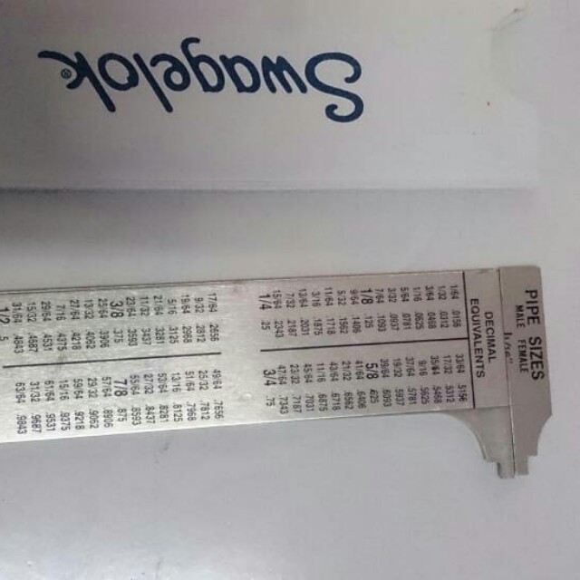 Swagelok tube fitting gauge caliper limited edition, Hobbies & Toys