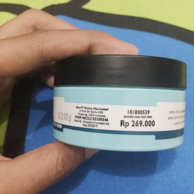 The body shop seaweed clay mask, Kesehatan & Kecantikan, Kulit, Sabun