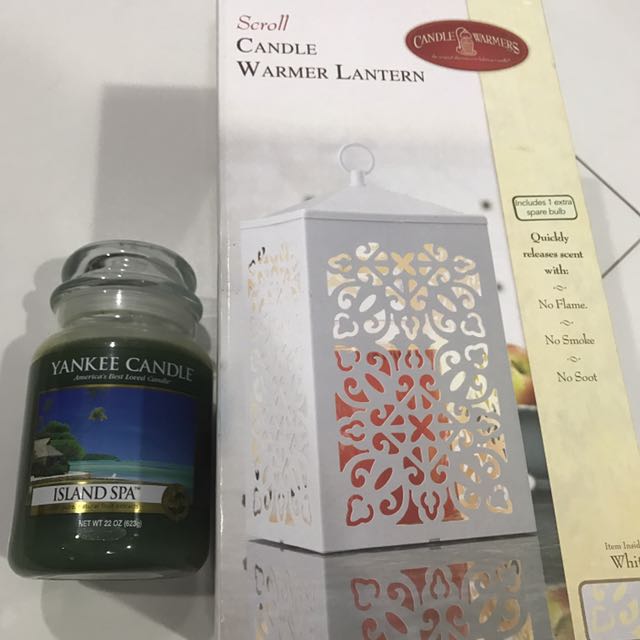 Yankee Candle & Warmer Lantern, Furniture & Home Living, Home Decor, Other Home Decor on Carousell