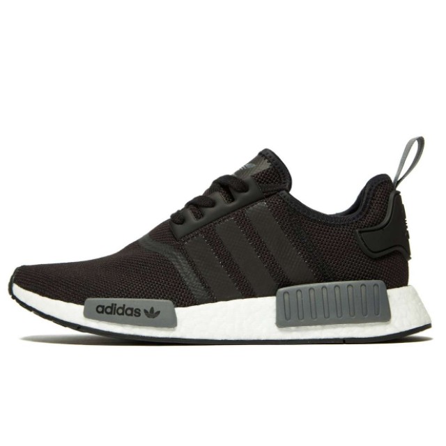 Adidas NMD R1 Black Gray/Grey Tab, Men 